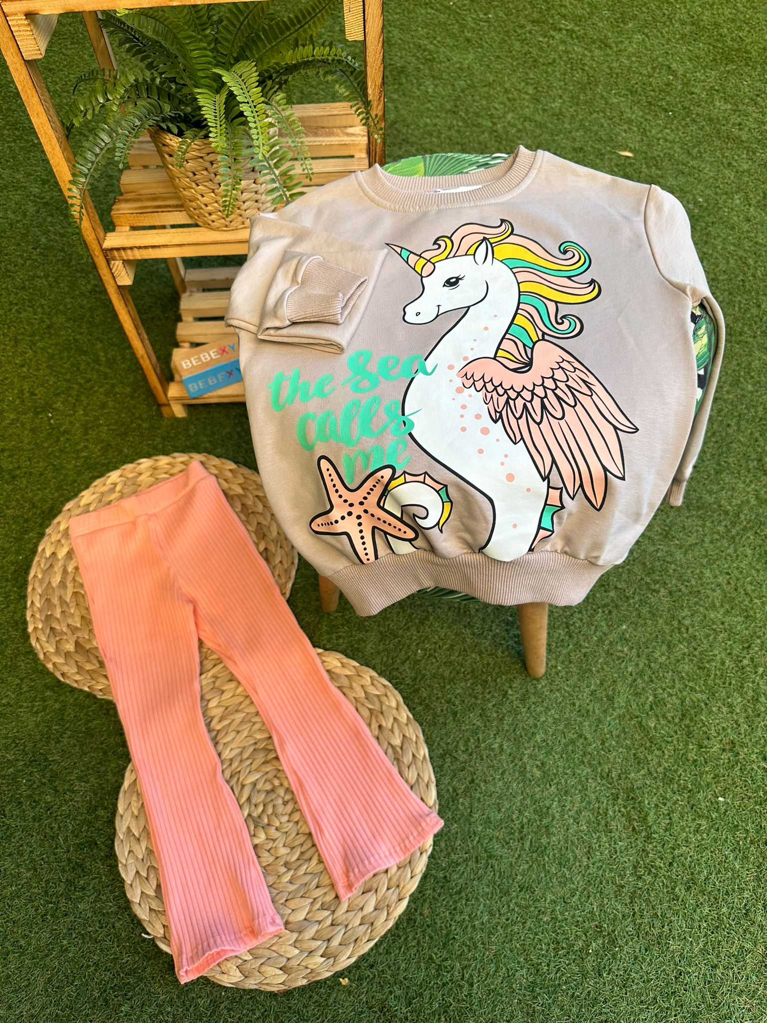 Unicorn Baskılı Alt Takım