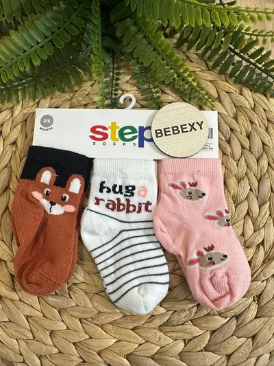 Step bebek çorap 3'li