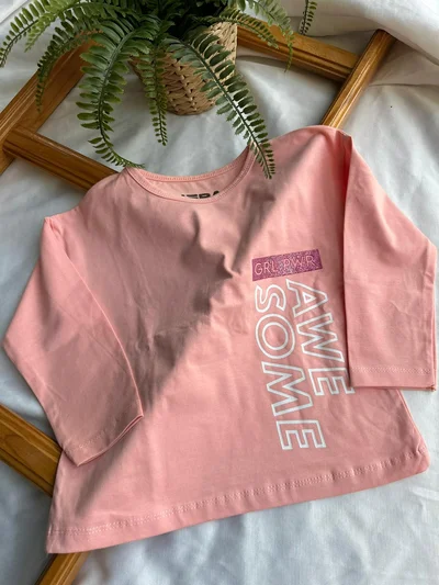  Awe Some Yazılı Toz  Pembe Body 65/