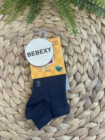 Bambu Topuk Çorabı Lacivert