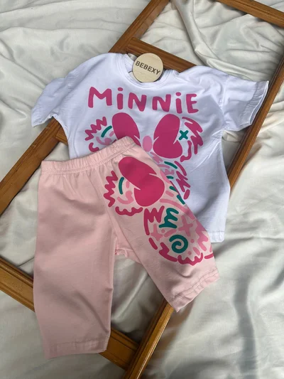 Minnie Baskılı Takım 