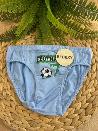 Erkek Çocuk Külot Mavi Futbol