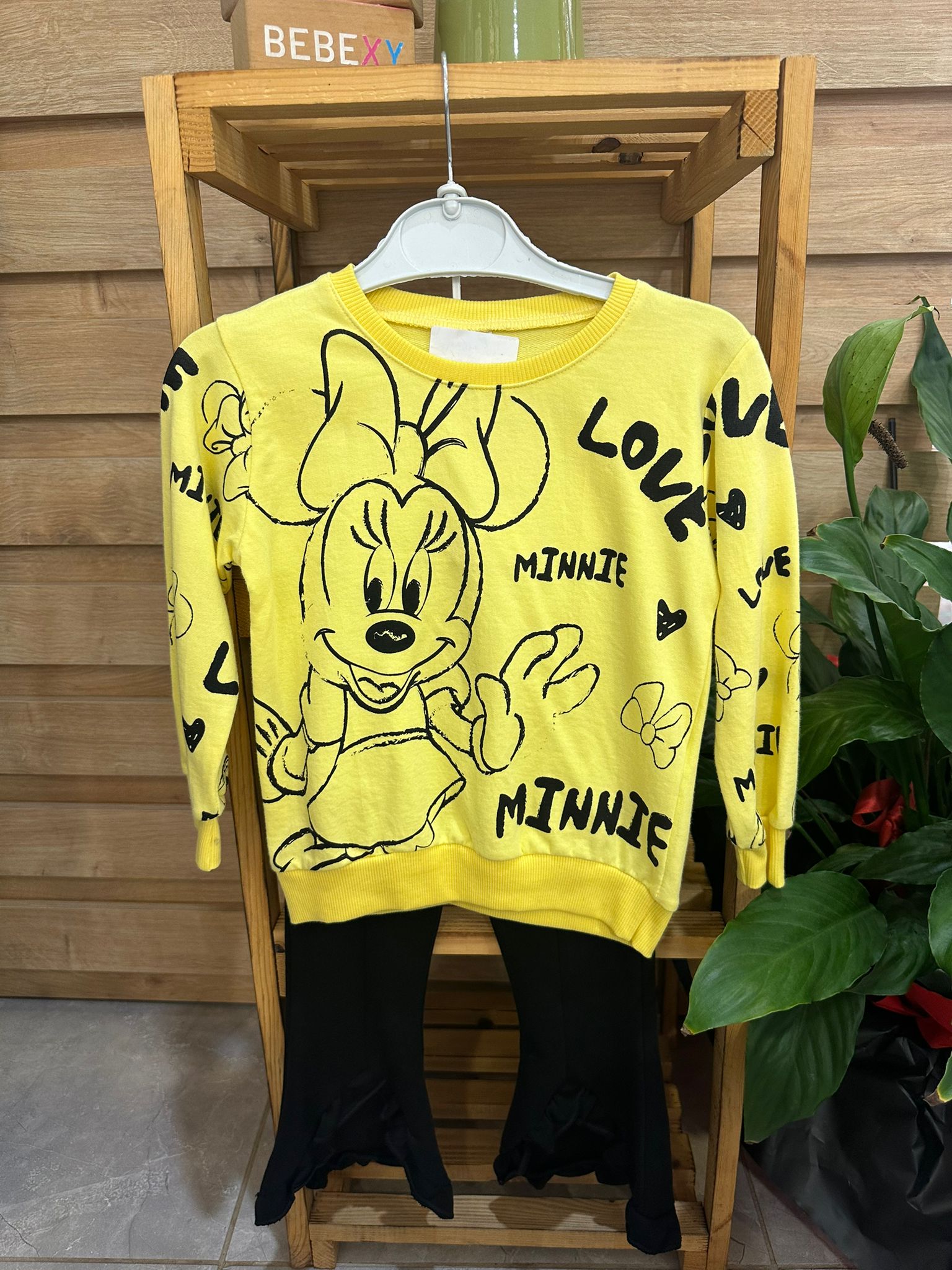Love Minnie Alt Üst Takım Sarı