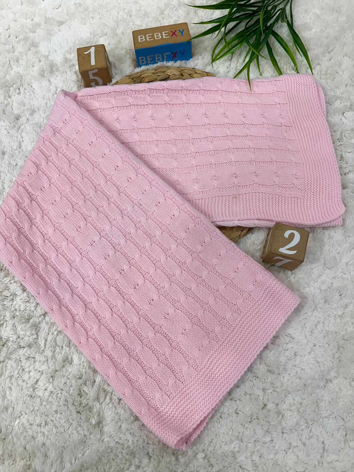 Triko Battaniye Pembe