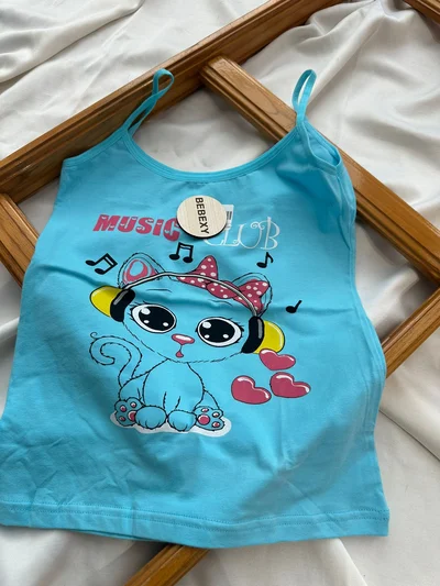 Music Baskılı  Atlet 