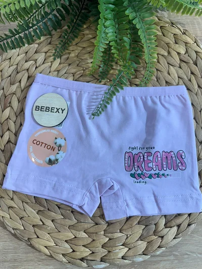 Kız Çocuk Boxer Dreams Yazılı  