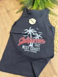 Çocuk Atlet West Coast Yazılı