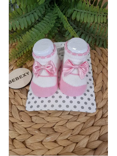 Fiyonk Detaylı Çorap T. Pembe