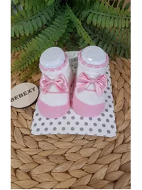 Fiyonk Detaylı Çorap T. Pembe