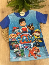 Erkek Tişört Paw Petrol Baskılı