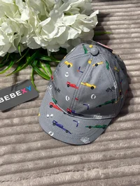 Bebek Erkek Şapka Gri