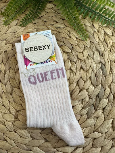 Queen   Soket Çorap Krem