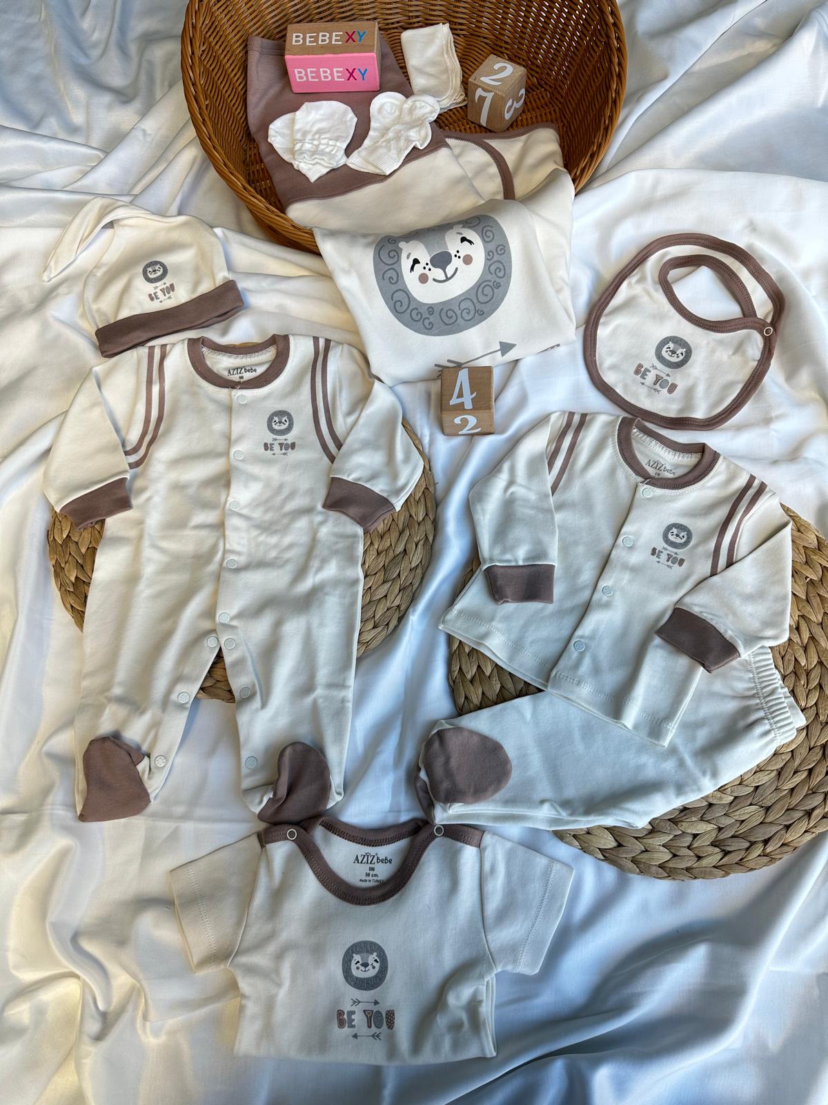 Beyop Baskılı 10 Parça Hastane Çıkışı Set