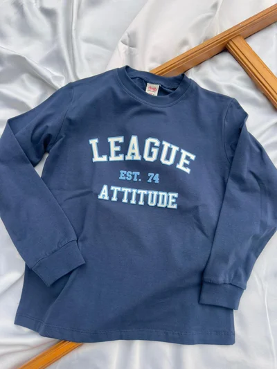League Yazılı Lacivert  Body