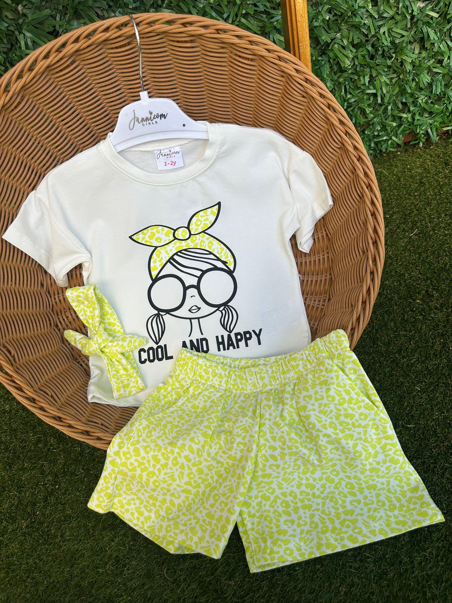 Cool And Happy Baskılı Alt Üst Takım
