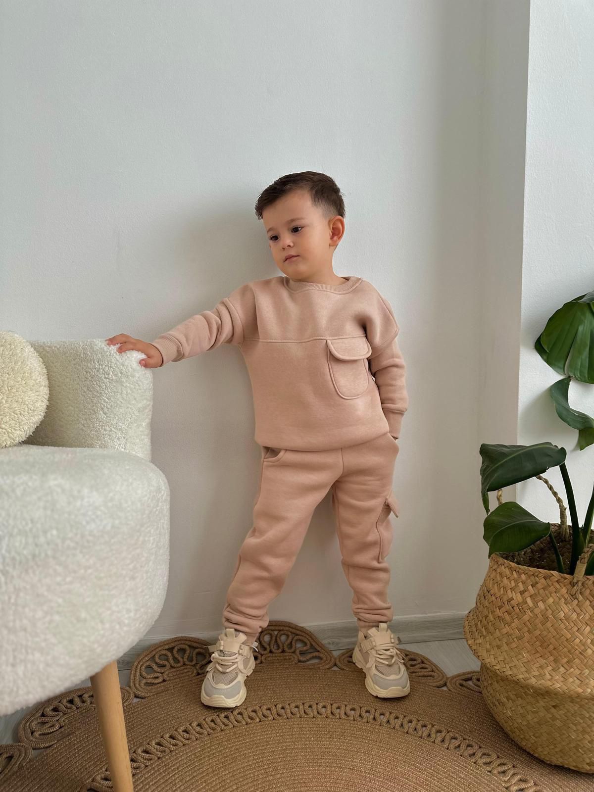 Cepli Alt Üst Takım Kahve