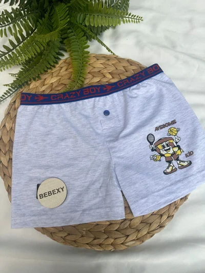 Avesome Baskılı Çocuk Boxer Dümeli 