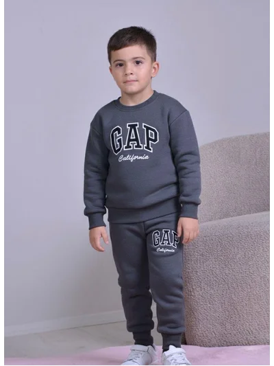 GAP Yazılı  Alt Üst Takım Gri
