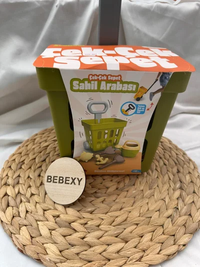 Çek Çek Sepet Sahil Arabası Yazlık Set