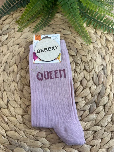 Queen   Soket Çorap Mor