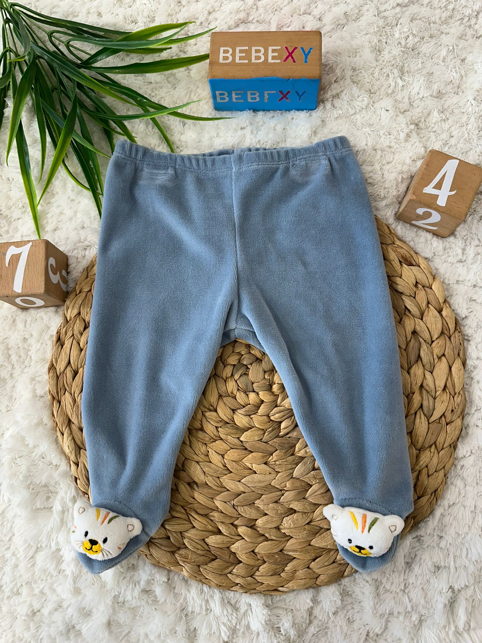 Kedicikli Pijama Altı Patikli 