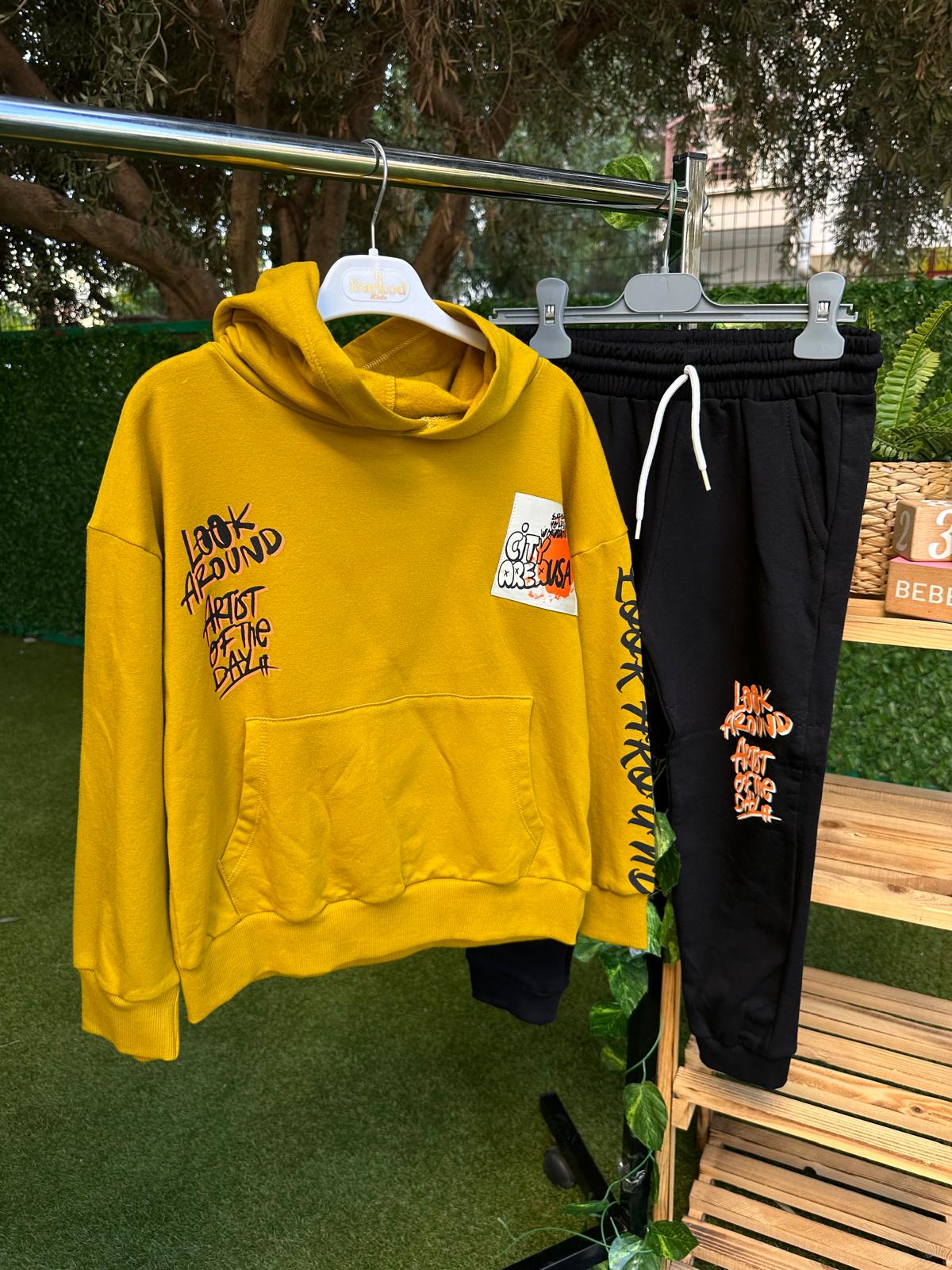 City Areausa Baskılı Alt Üst Takım 