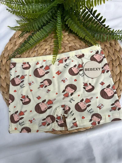 Kız Çocuk Boxer Bebek Baskılı