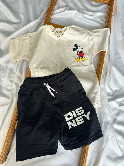 Mickey  Disney Baskılı  Alt Üst Takım  
