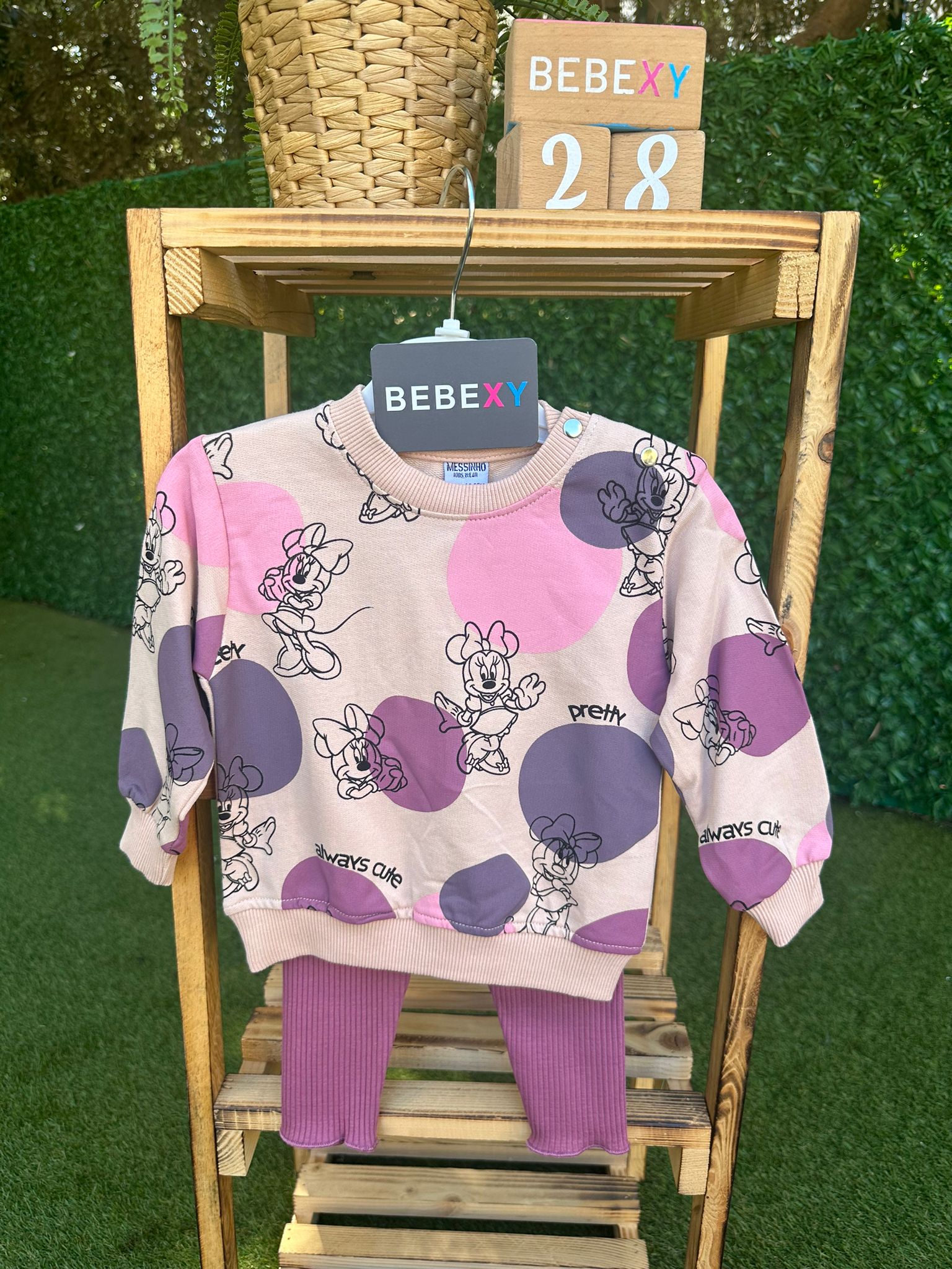 Messinho  Minnie Detaylı  Alt Üst Takım