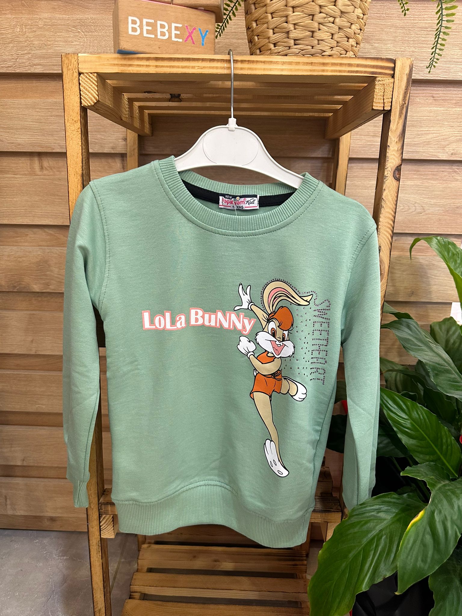 Lolo Bunny Yüz Baskılı Body 