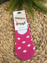 Babet Kız Çorap Beyaz Puantiyeli