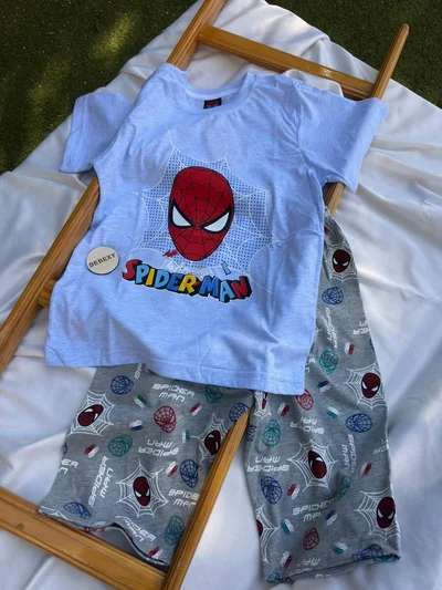 Spider-Man Gri Pijama Takımı