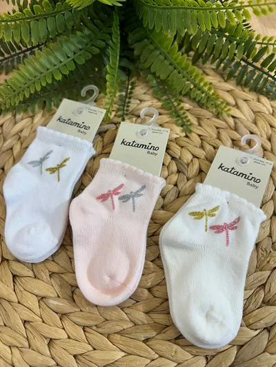 Baby Kız Bebek Soket çorap Beyaz