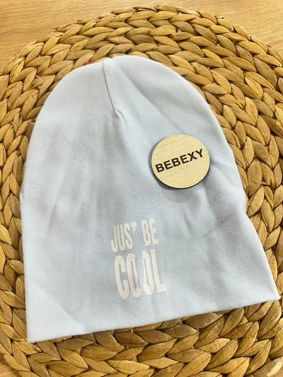Çocuk Penye Şapkası Justbe COOL Yazılı