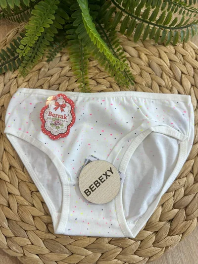 Kız Çocuk Külot Renkli Baskılı