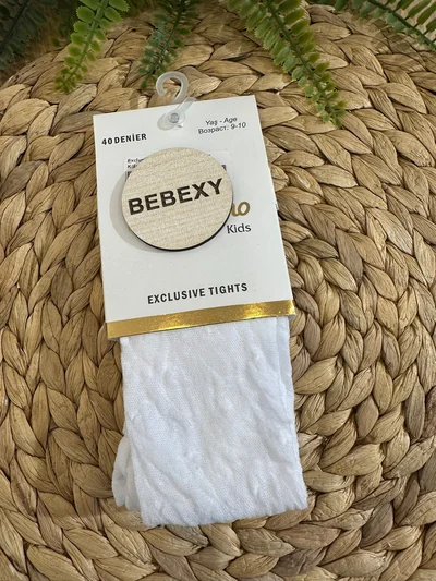 Exclusive Tights 40 Denier Beyaz Külotlu Çorap