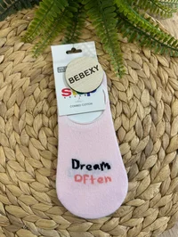 Babet Kız Çorap Dream Often Yazılı