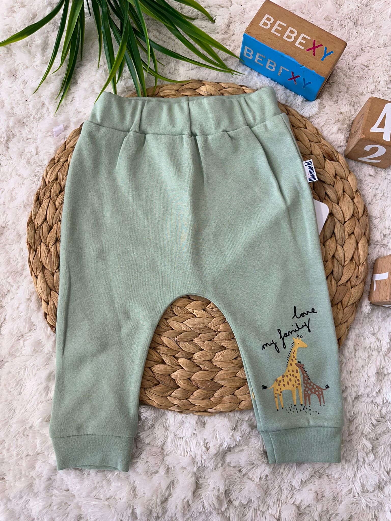 Zürafa  Baskılı Pijama Altı 