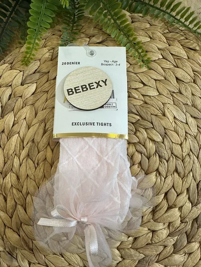 Kurdeleli 20 Denier  Exclusive Tights  Külotlu Çorap Pembe