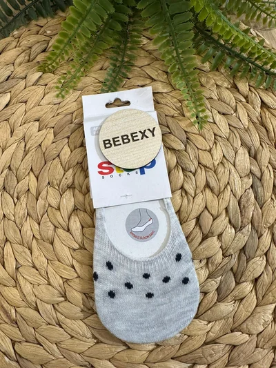 Babet Kız Çorap Siyah Puantiyeli