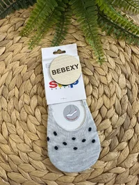 Babet Kız Çorap Siyah Puantiyeli