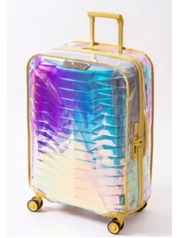 Trink Çanta Valiz Kılıfı ve Bavul Kılıfı * HOLOGRAM * SARI * KABİN 