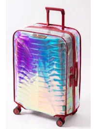Trink Çanta Valiz Kılıfı ve Bavul Kılıfı * HOLOGRAM * KIRMIZI * BÜYÜK 