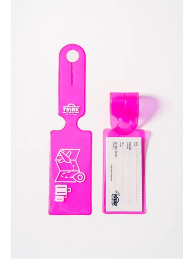 NEON - Valiz Etiketi Ve Bavul Etiketi 1 Adet * NEON  PEMBE *