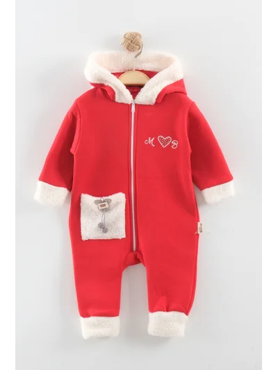 Kız Bebek Tavşan Kulak Şapkalı Tulum (9-12-18 Ay)