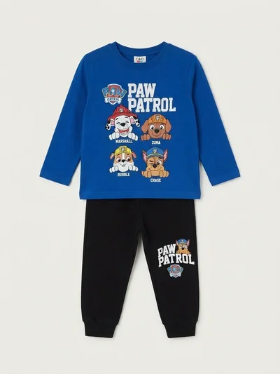 Karakter Baskılı Mavi Mevsimlik Erkek Çocuk Takım - Paw Patrol