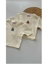 Fitilli Crop-Vişne Logolu