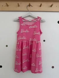 Barbie Yazılı Elbise
