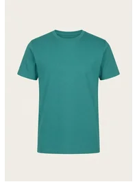 Unisex Çocuk Sıfır Yaka Tshirt - Yeşil