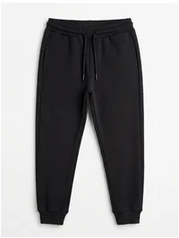 Paçası Lastikli Unisex Çocuk Siyah Jogger Eşofman Altı